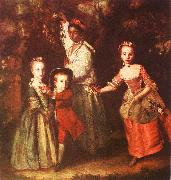 Sir Joshua Reynolds The Children of Edward Hollen Cruttenden oil painting on canvas